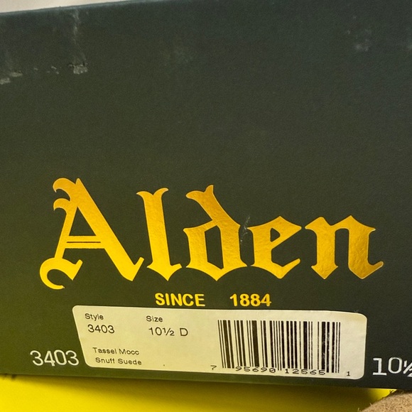 Alden Men's Tan Suede Tassel Loafers - Picture 2 of 5